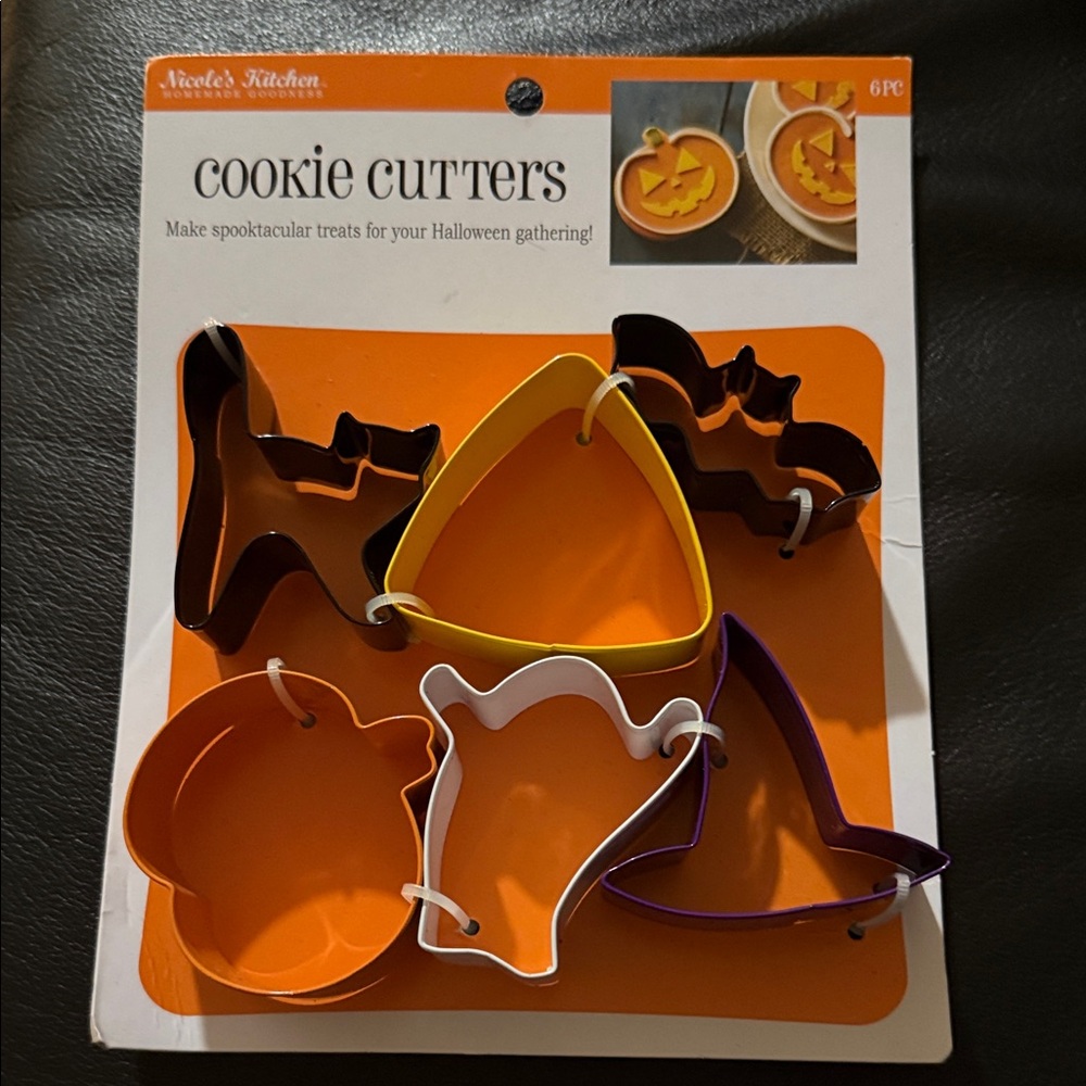 Halloween Cookie Cutter Set - Black, Yellow, White, Purple
